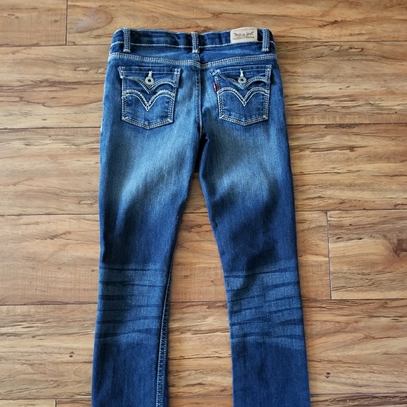 Levi's Girl's Skinny Jeans - Picture 2 of 6